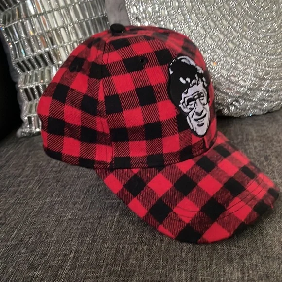 Buffalo Plaid Red Black Snap Back - Picture 3 of 5